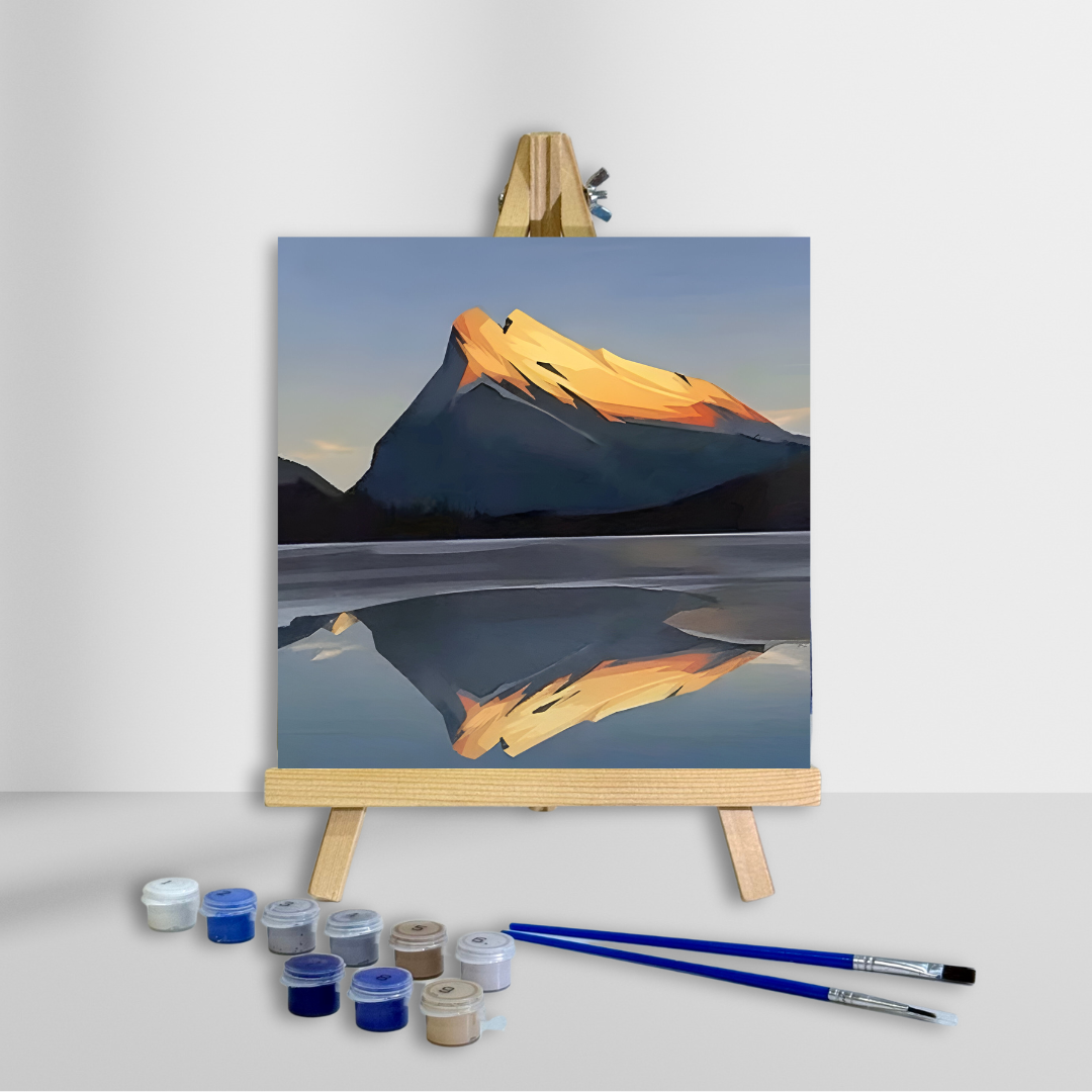 Mulhacén - Kit pintar por números 20x20cm